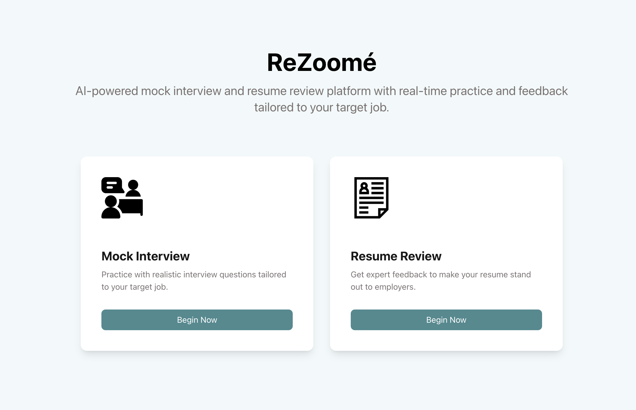 Screenshot of ReZoomé